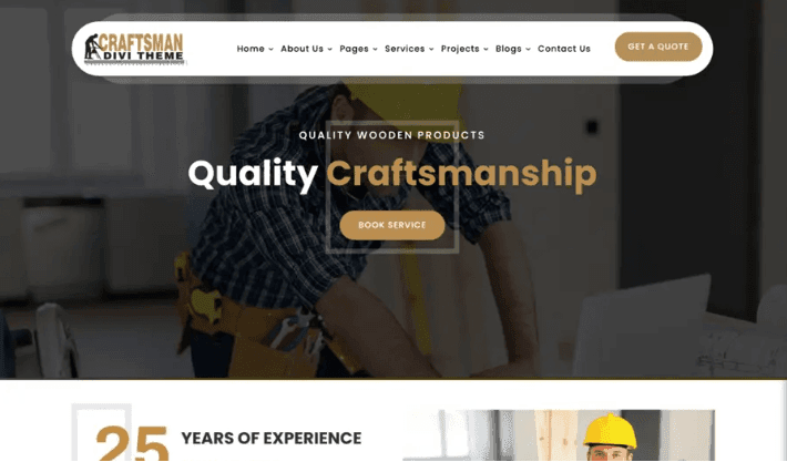 Divi Craftsman Theme