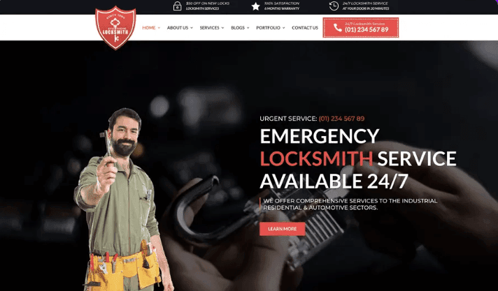 Divi Locksmith Theme