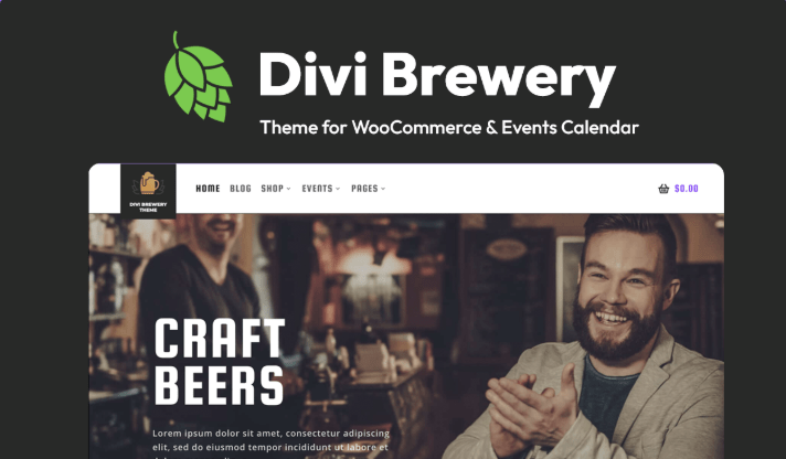 Divi Brewery Theme