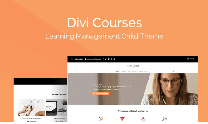 Divi Courses Theme