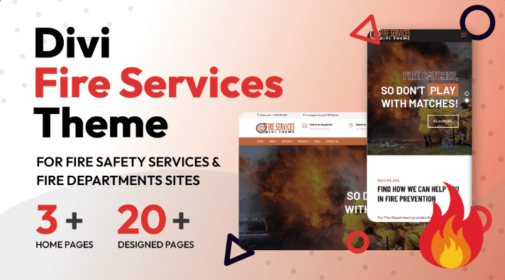 Divi Fire Services Theme