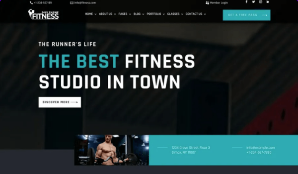 Divi Fitness Theme