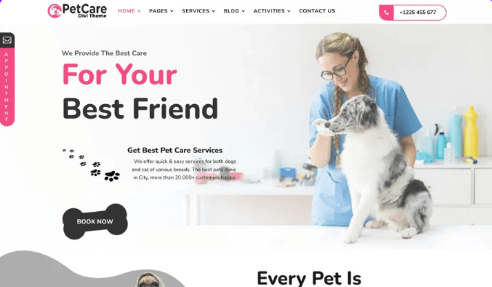 Divi Pet Care Theme